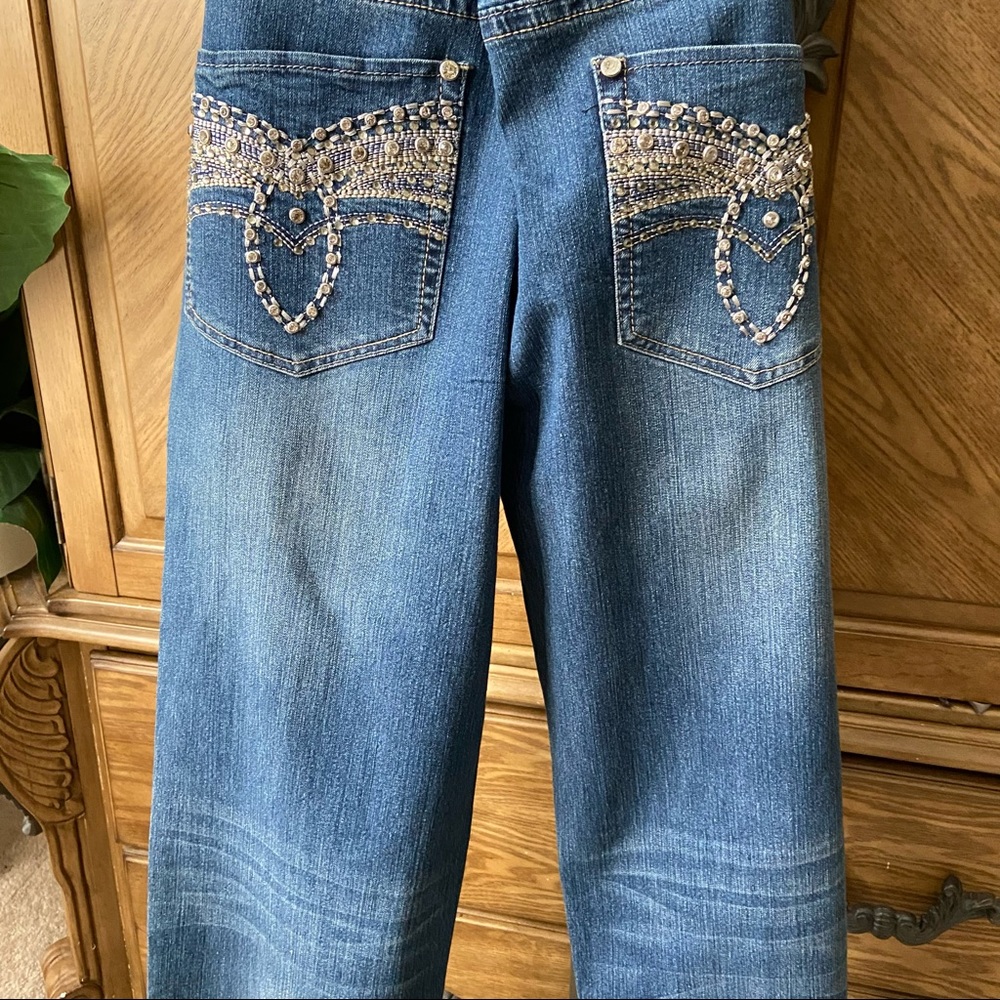 Trend setter Crystal Pocket straight leg jeans - Picture 7 of 10